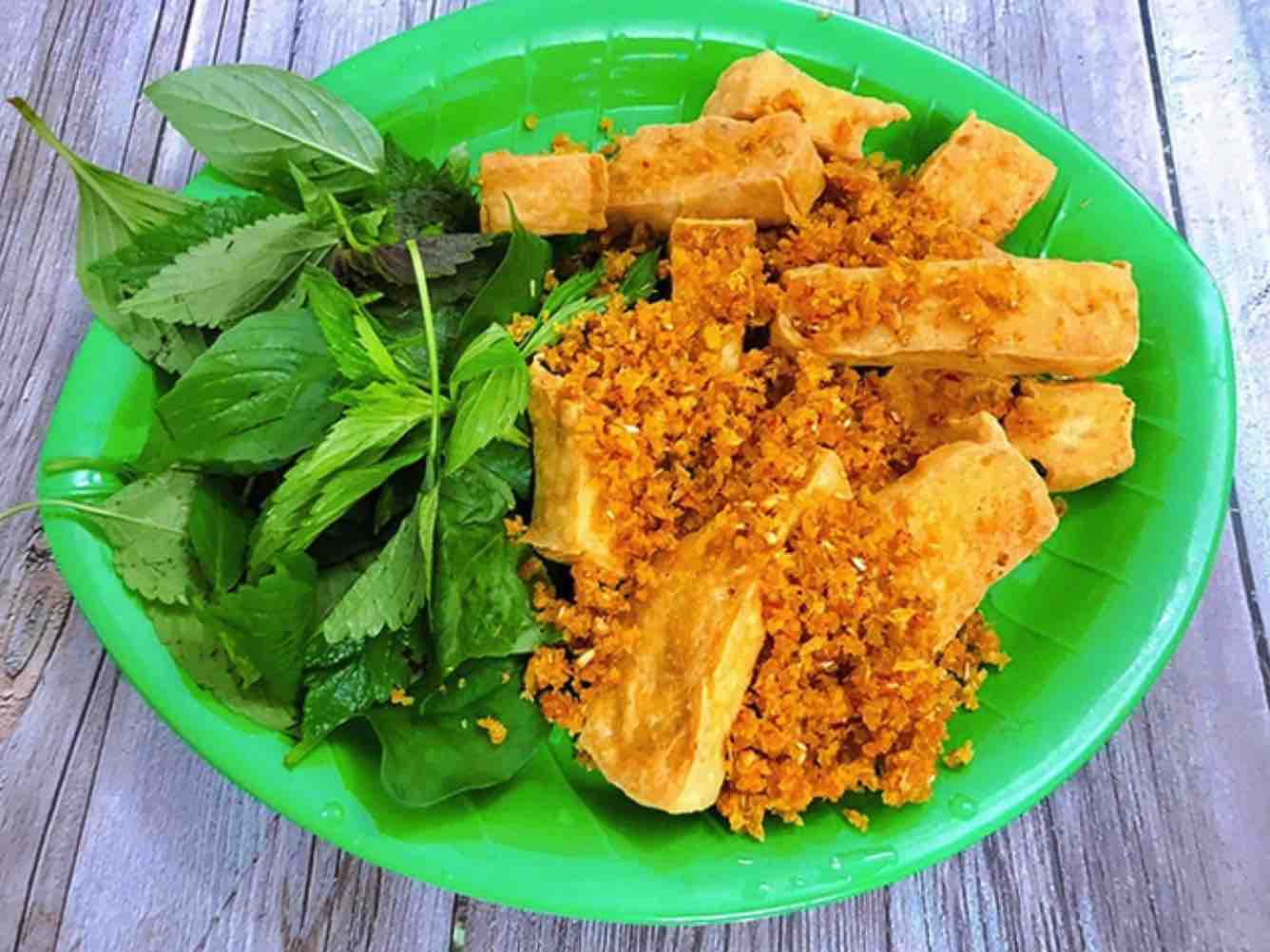 Đậu hủ chiên xả