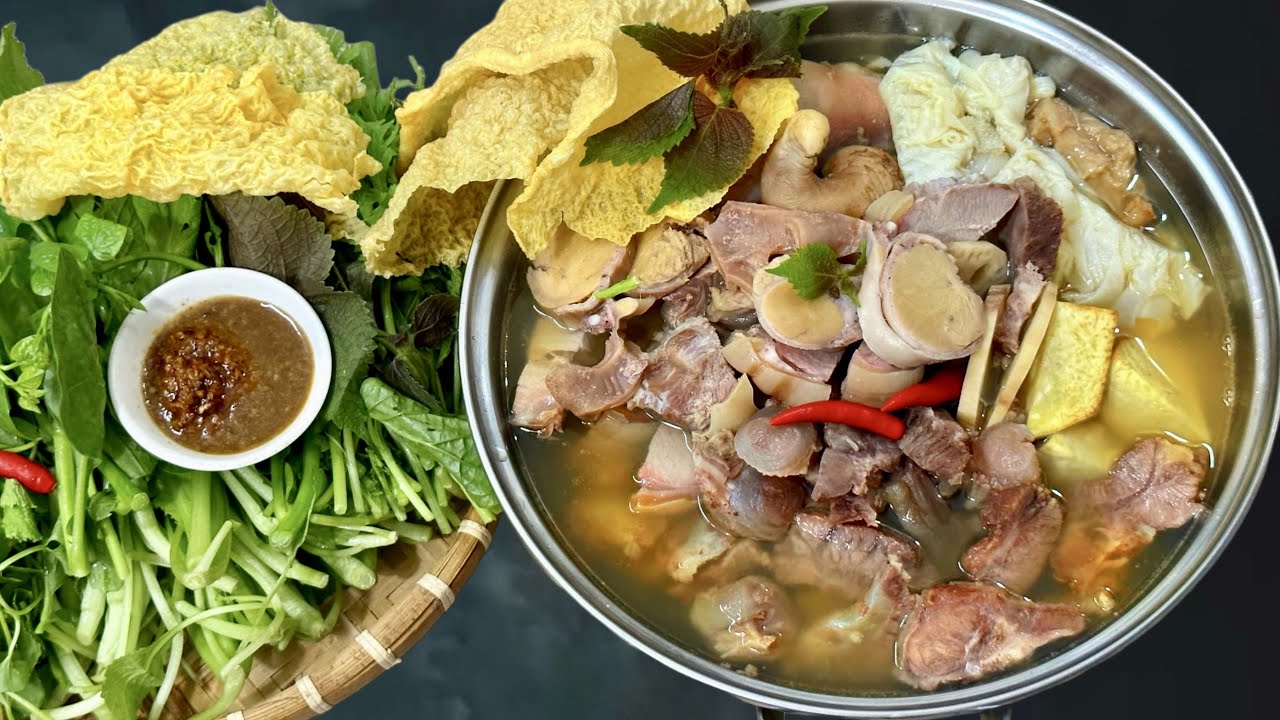 Lẩu bò hầm đông trùng